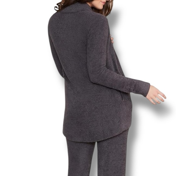 BAREFOOT DREAMS® CozyChic Lite® Circle Cardigan - Carbon Plus 1X - Picture 3 of 14